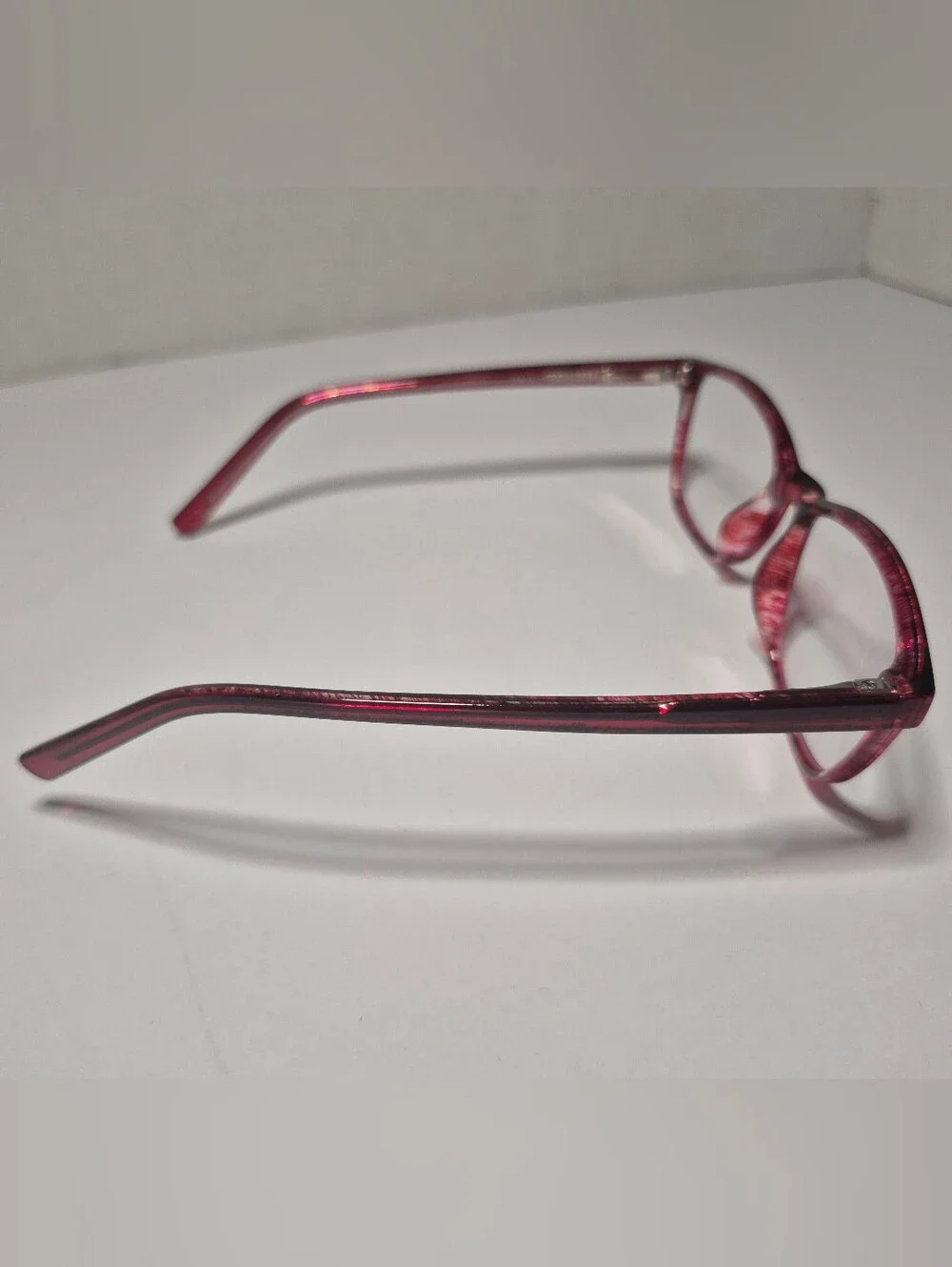 Women's Red Rectangle Reading Glasses - Fashion Frame